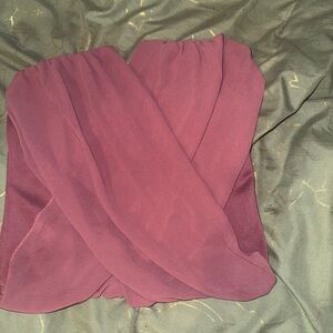 Charlotte Russe Purple Wrap Mini Top for Cocktail